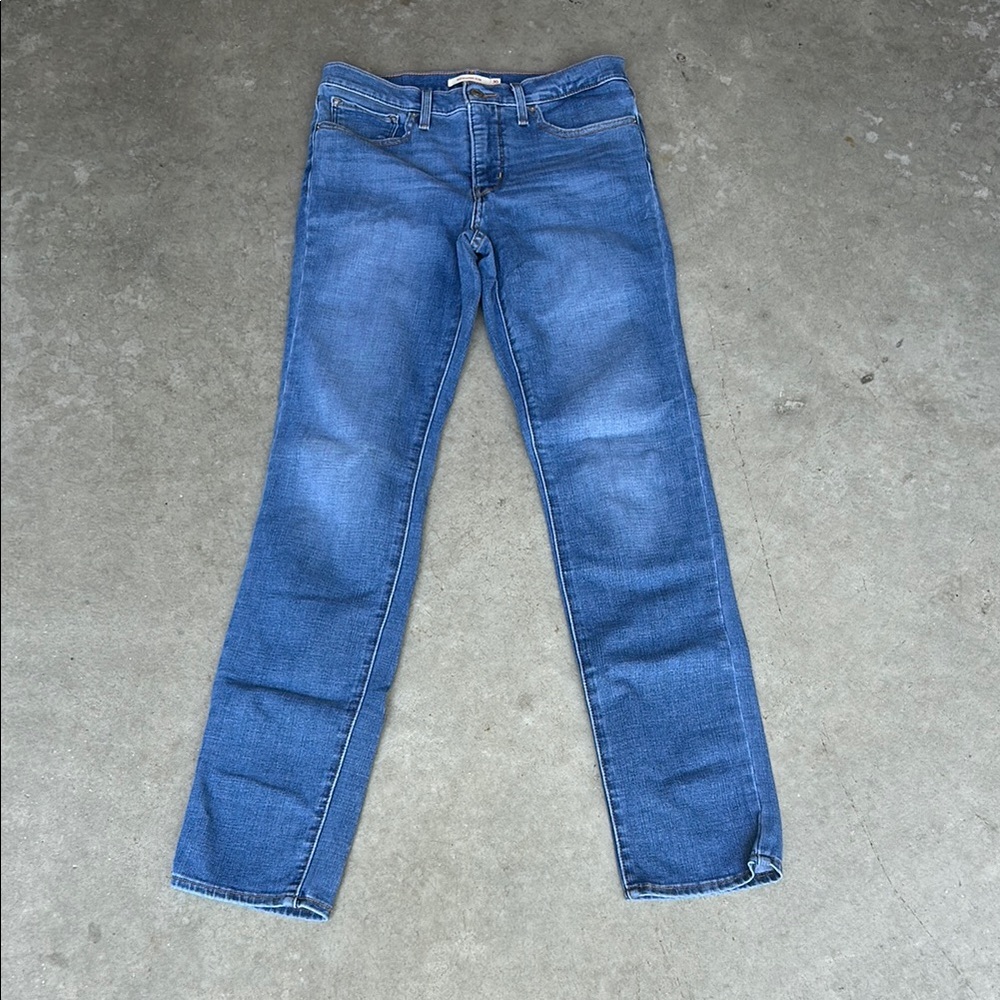 Signature by Levi Strauss Blue Straight Leg Jeans